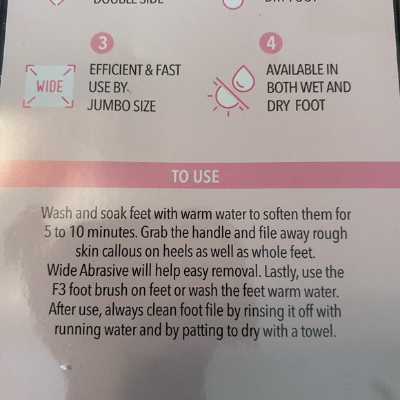 Wide Foot File - Picture 2 of 3